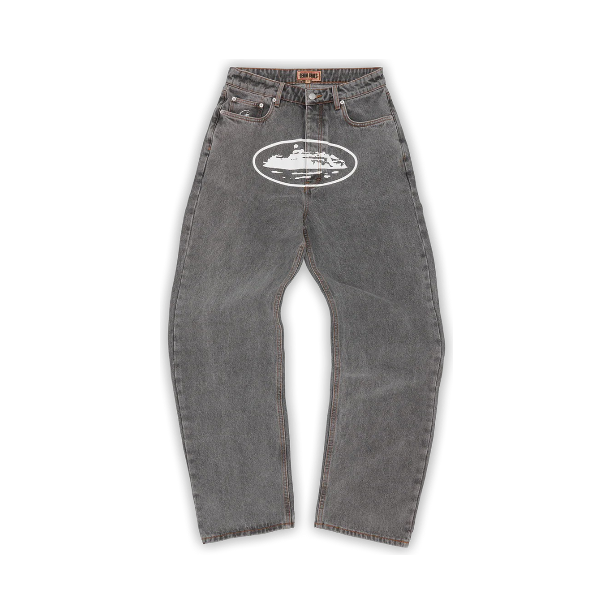 Jeans Corteiz Island Baggy (Light Grey)