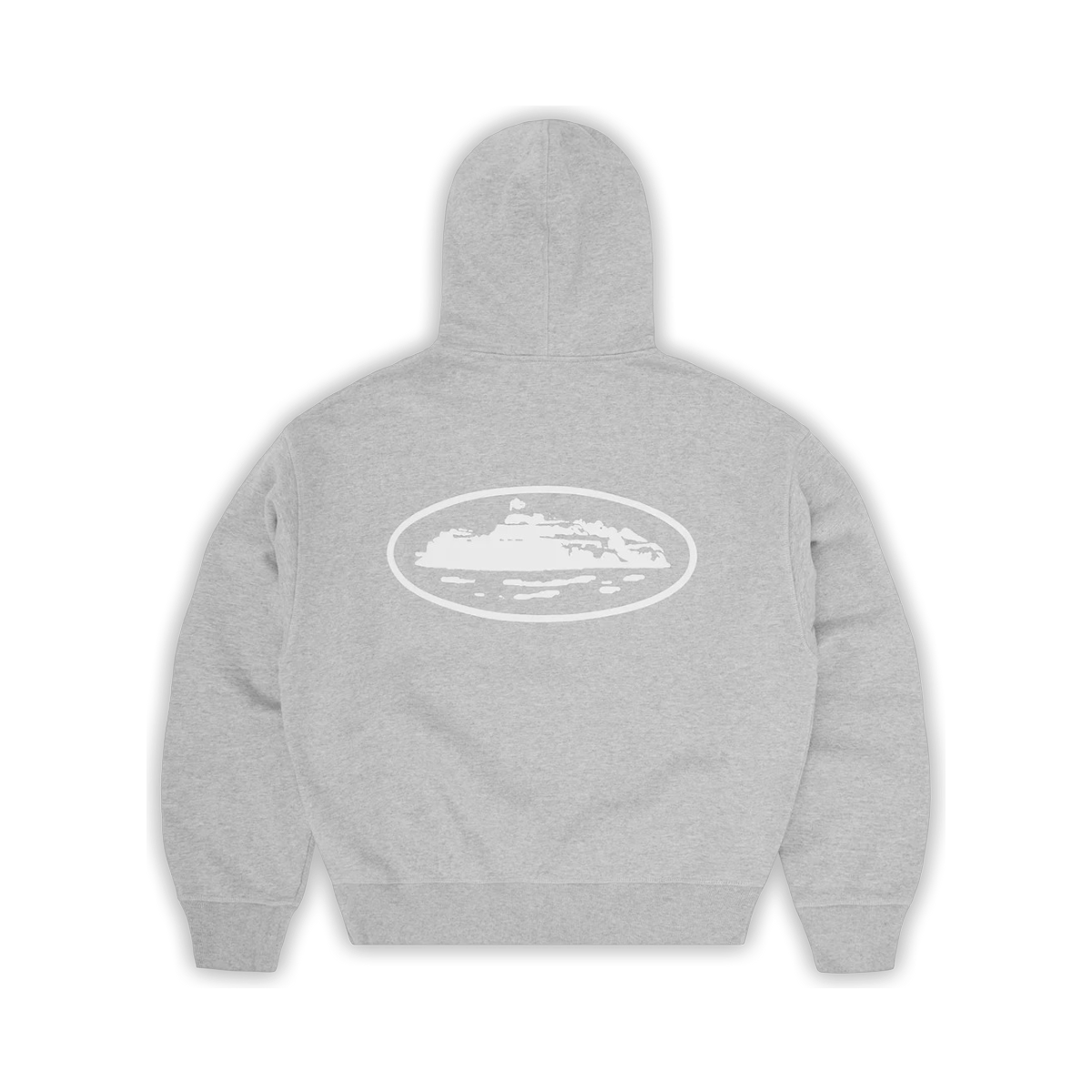 Poleron Corteiz Island Puff Print Zip Up (Grey)