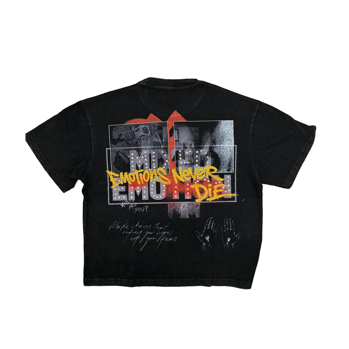 Polera Mixed Emotion Black Tunes