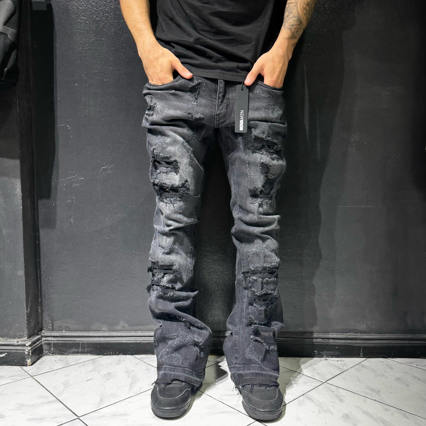 Skinny Flared Jeans Cuff Me