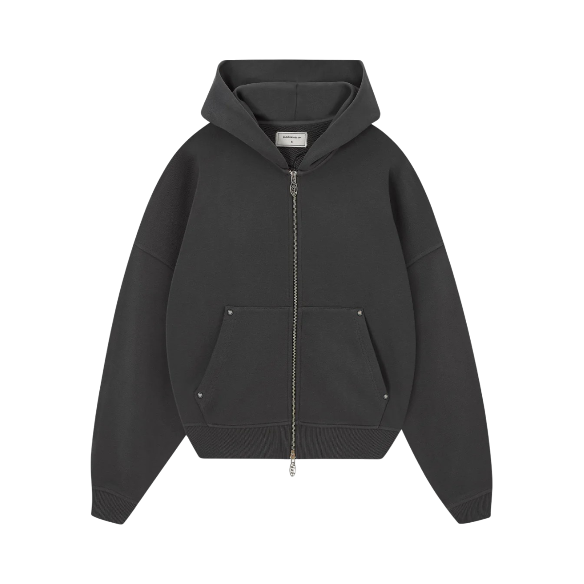 Hoodie Nude Project Beast Zip-Up (Ash)