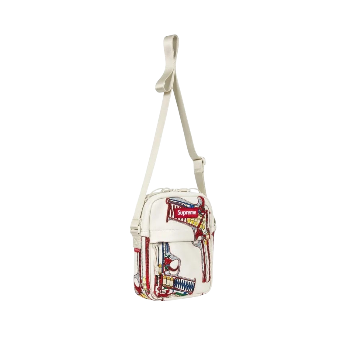 Bolso Supreme Guns Embroidered (White)