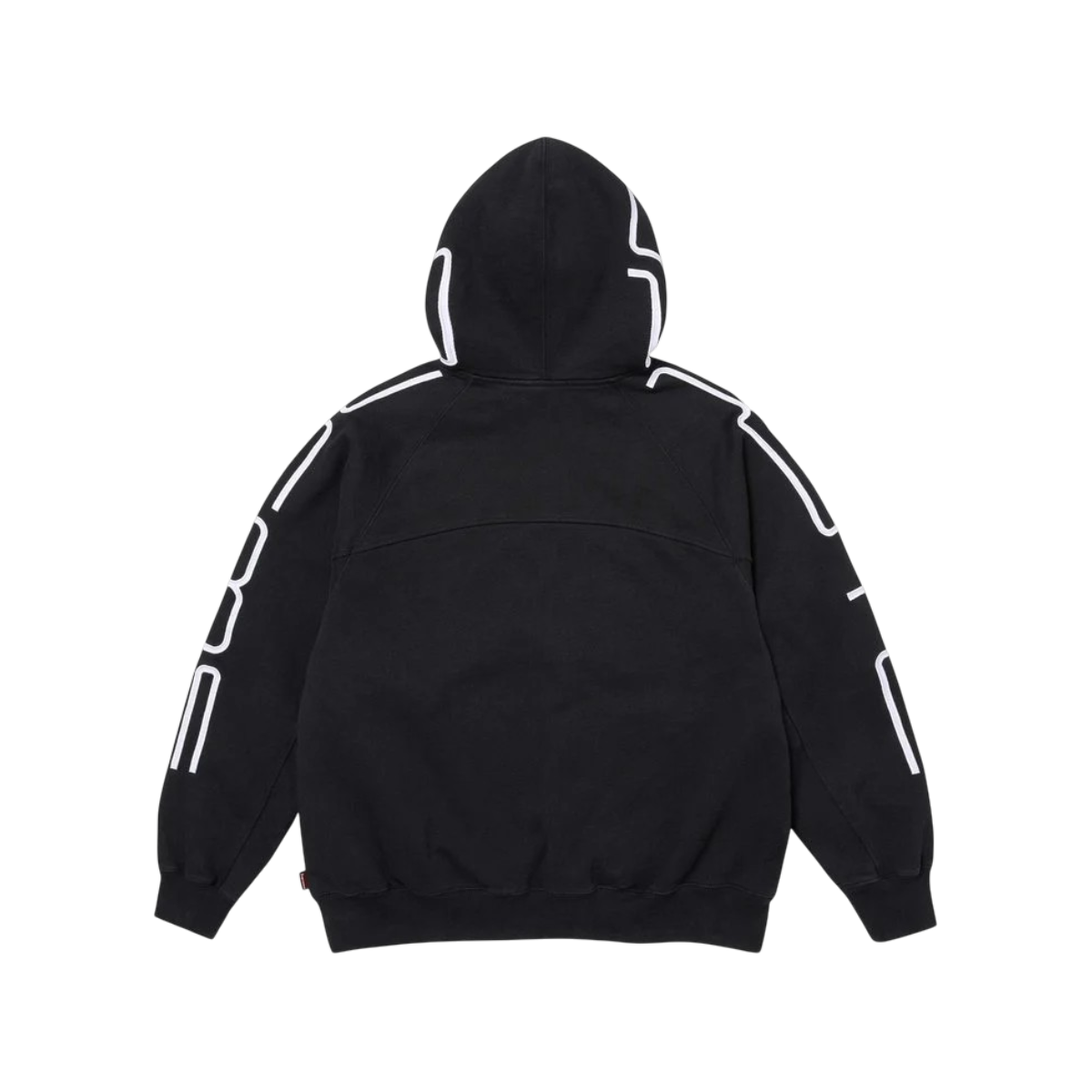 Hoodie Supreme Connect Zip Up (Black)