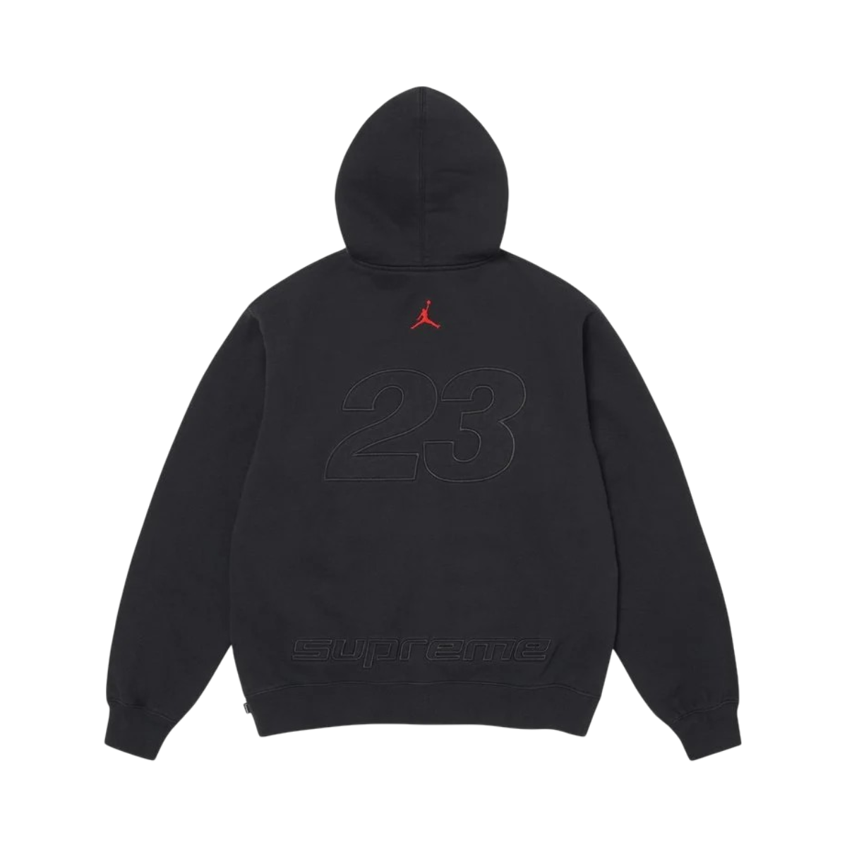 Hoodie Supreme®/Jordan® Zip Up (Black)