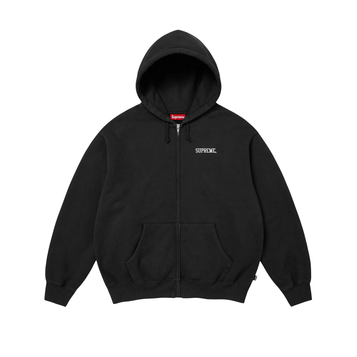 Hoodie Supreme Blessed Appliqué Zip Up (Black)