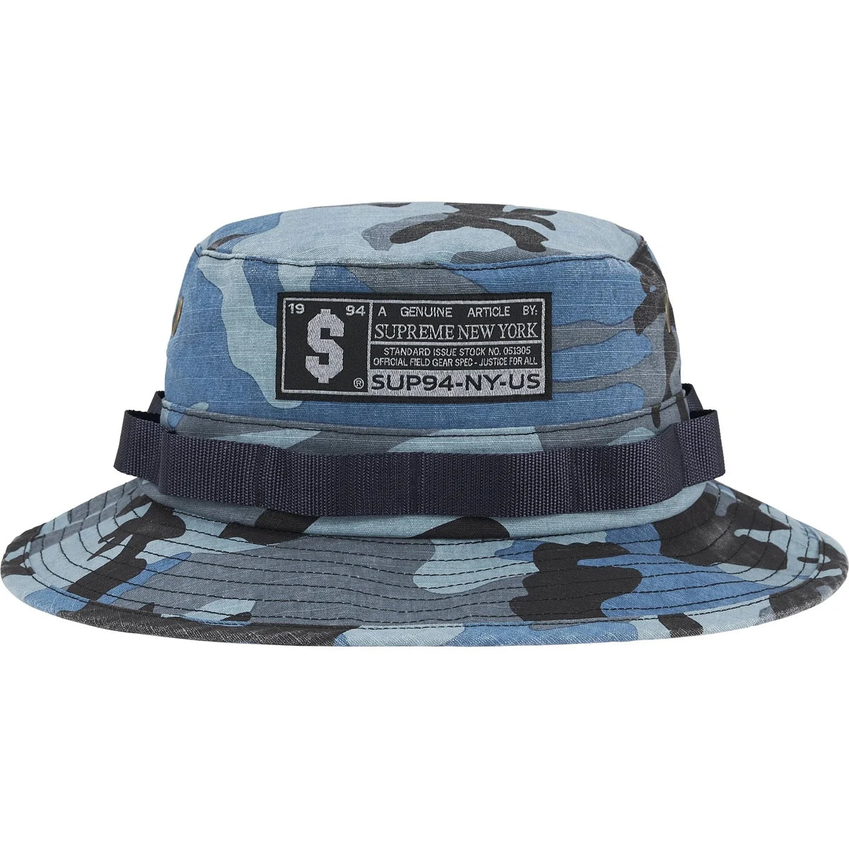 Gorro Supreme Military Boonie FW25 (Blue Camo)