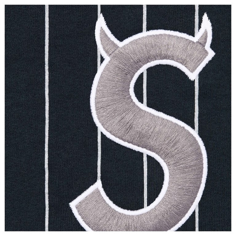 Poleron Supreme Devil S Logo Zip Up (Stripe)