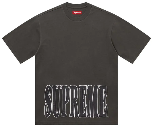 Polera Cracked Stretch S/S Top (Black)