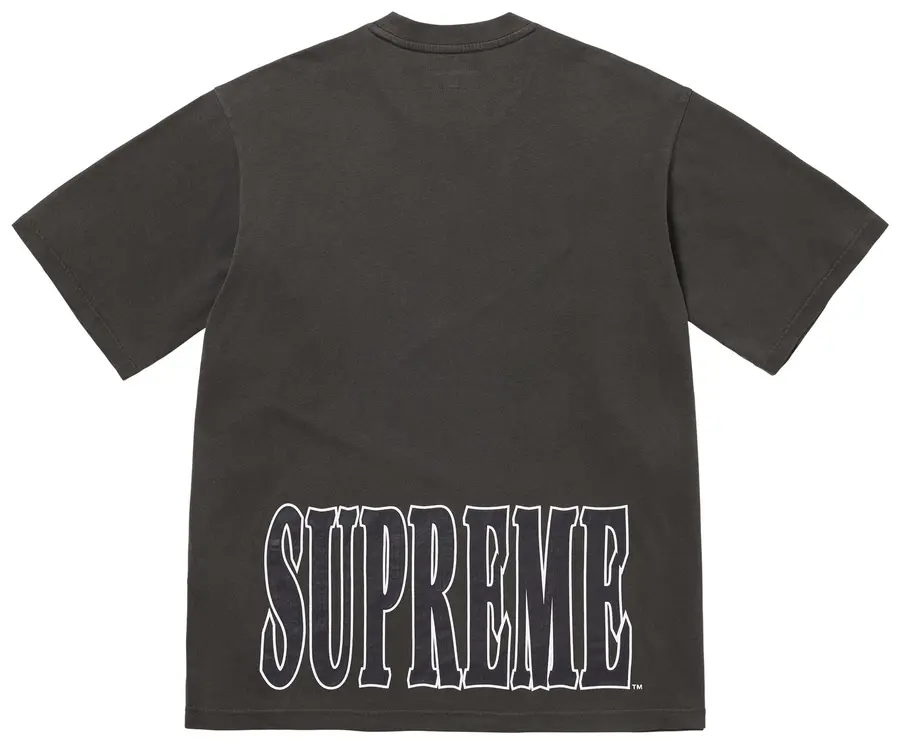 Polera Cracked Stretch S/S Top (Black)