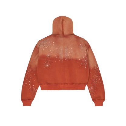 Hoodie Valley Dreams Zip Up Classico (Orange)