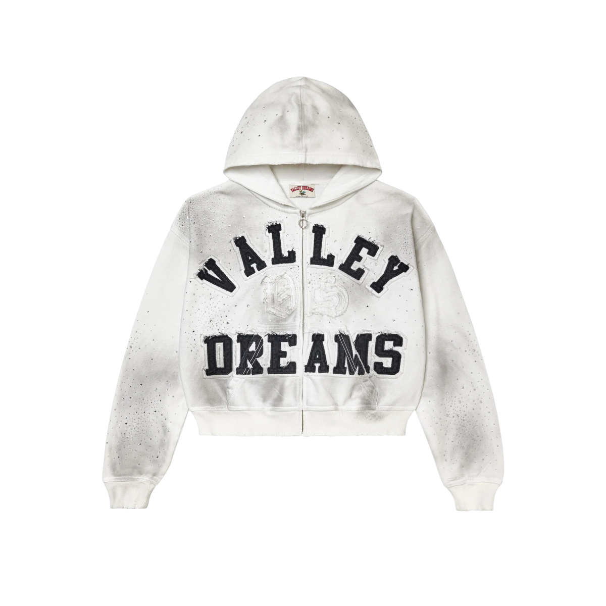 Hoodie Valley Dreams Classico Zip Up (White)