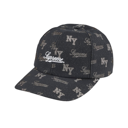 Gorra Supreme Monogram 6-Panel (Black)