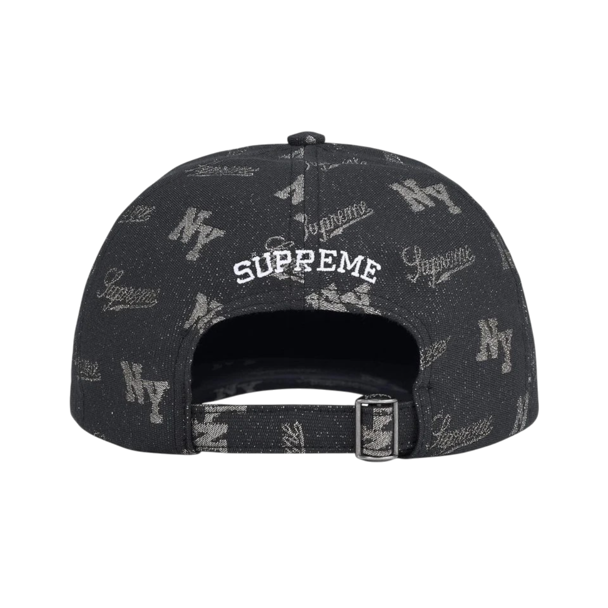 Gorra Supreme Monogram 6-Panel (Black)