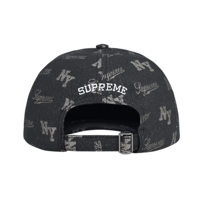 Gorra Supreme Monogram 6-Panel (Black)
