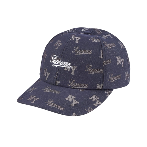 Gorra Supreme Monogram 6-Panel (Navy)