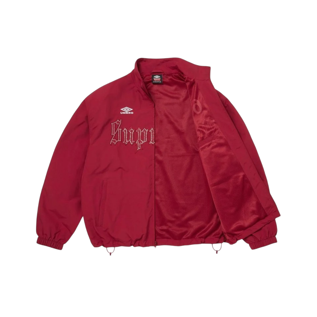 Chaqueta Supreme®/Umbro® Rhinestone SS26 (Red)