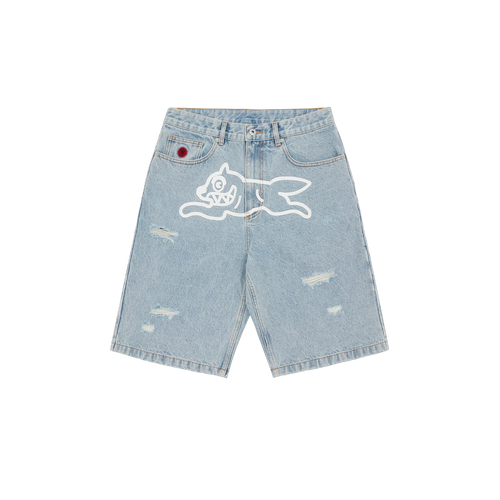 Short BBC Icecream Running Dog (Heavy Wash Blue)