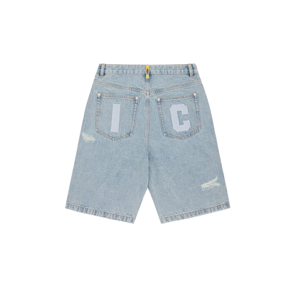 Short BBC Icecream Running Dog (Heavy Wash Blue)