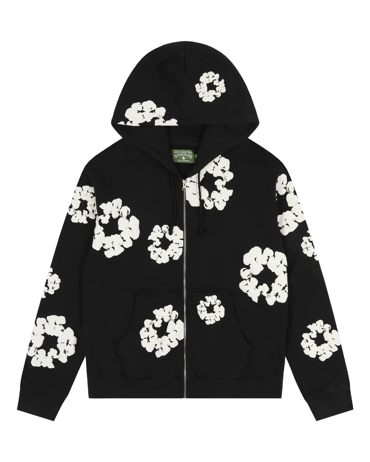 Denim Tears Zip Hoodie (Black)