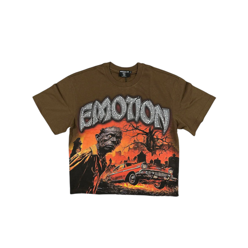 Polera Mixed Emotions Brown Apocalypse