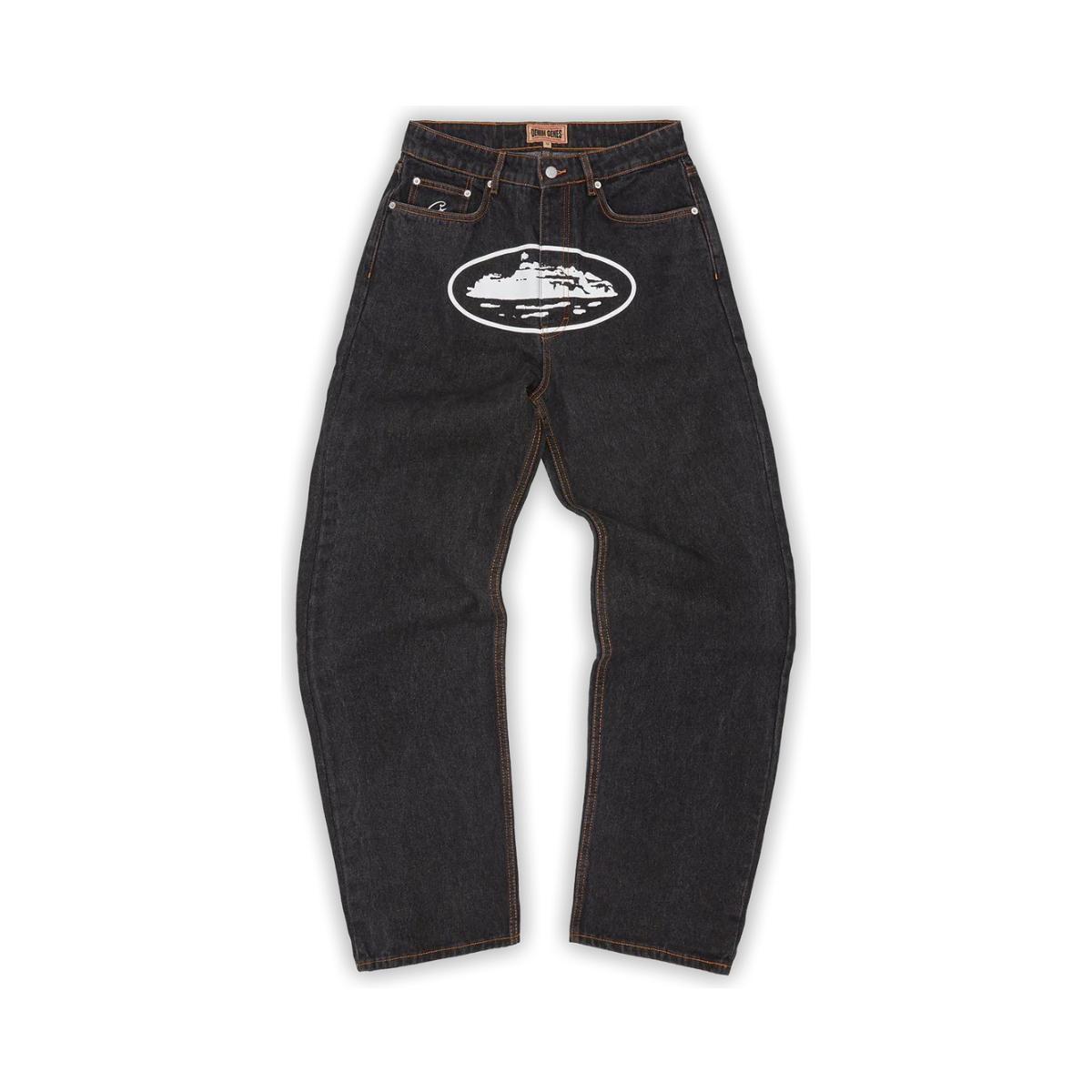 Jeans Corteiz Island Baggy (Washed Black)