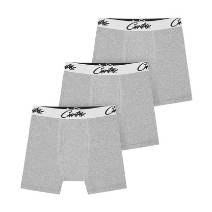 Tripack Boxer AllStarz (Gris)