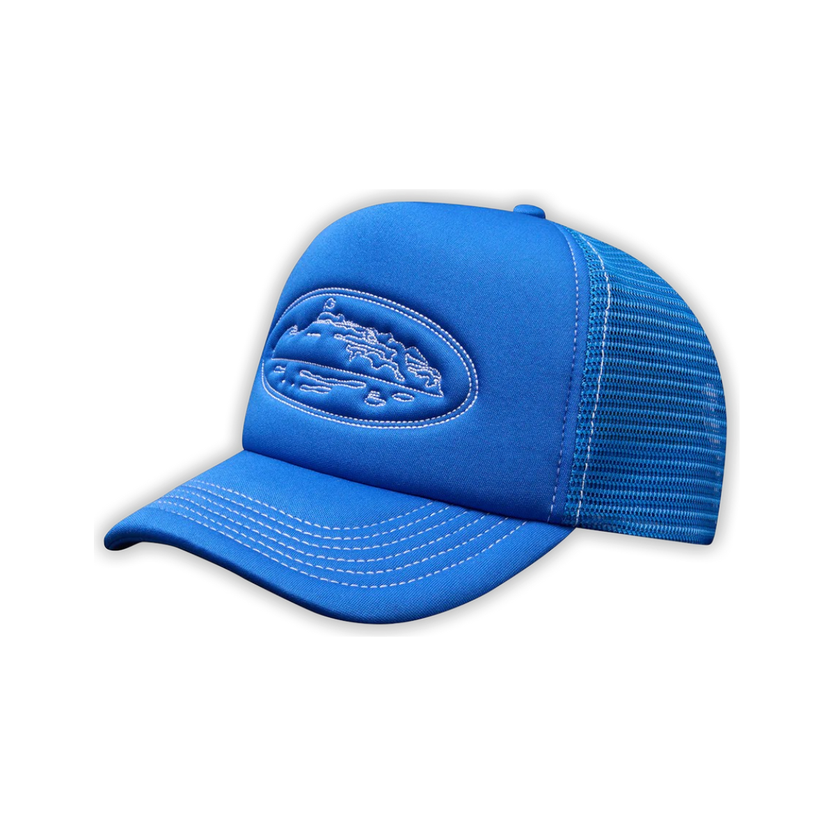 Trucker Hat Corteiz Island Outline (Blue)