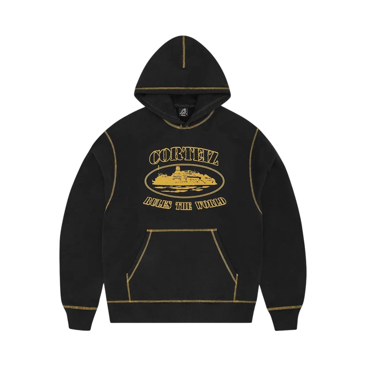 Hoodie Corteiz RTW 95 (Black/Yellow)