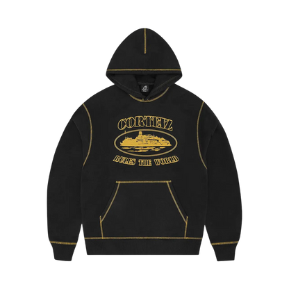 Hoodie Corteiz RTW 95 (Black/Yellow)