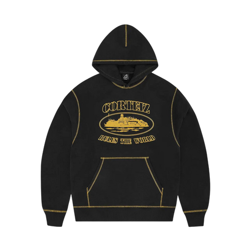 Hoodie Corteiz RTW 95 (Black/Yellow)