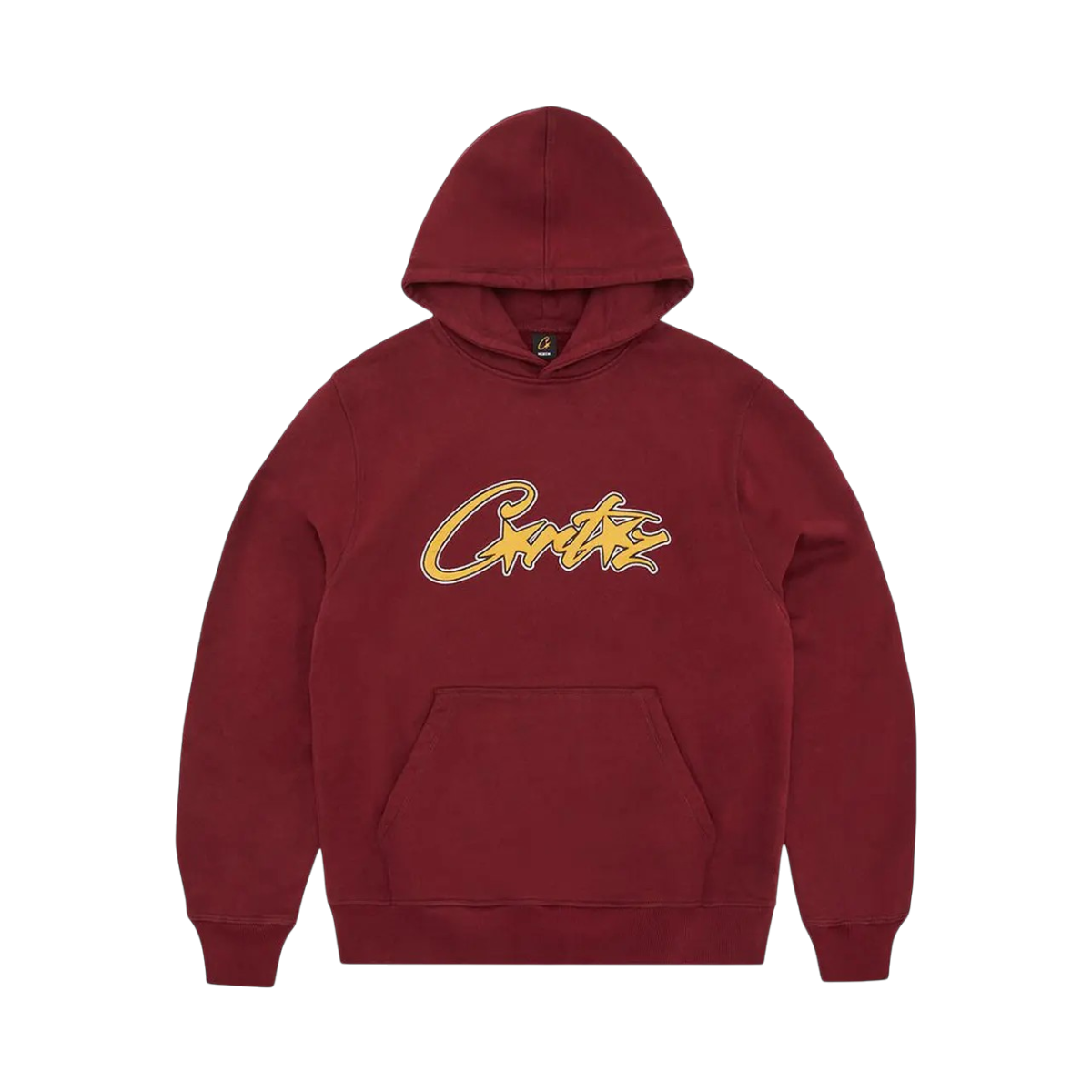 Hoodie Corteiz Satin Applique AllStarz (Maroon)