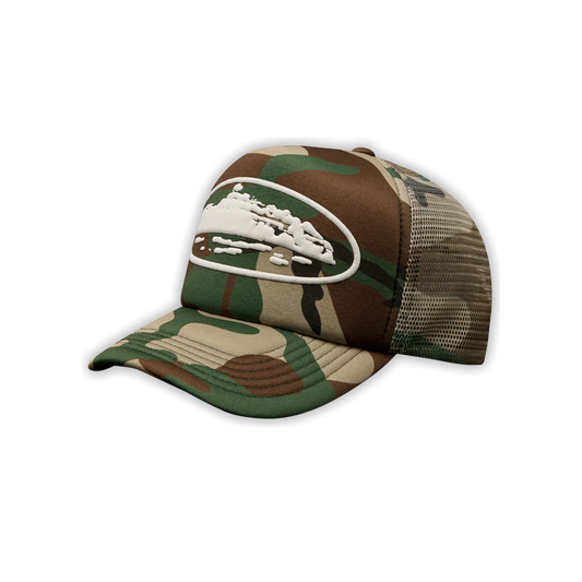 Gorro Corteiz Trucker Camo (Woodland)
