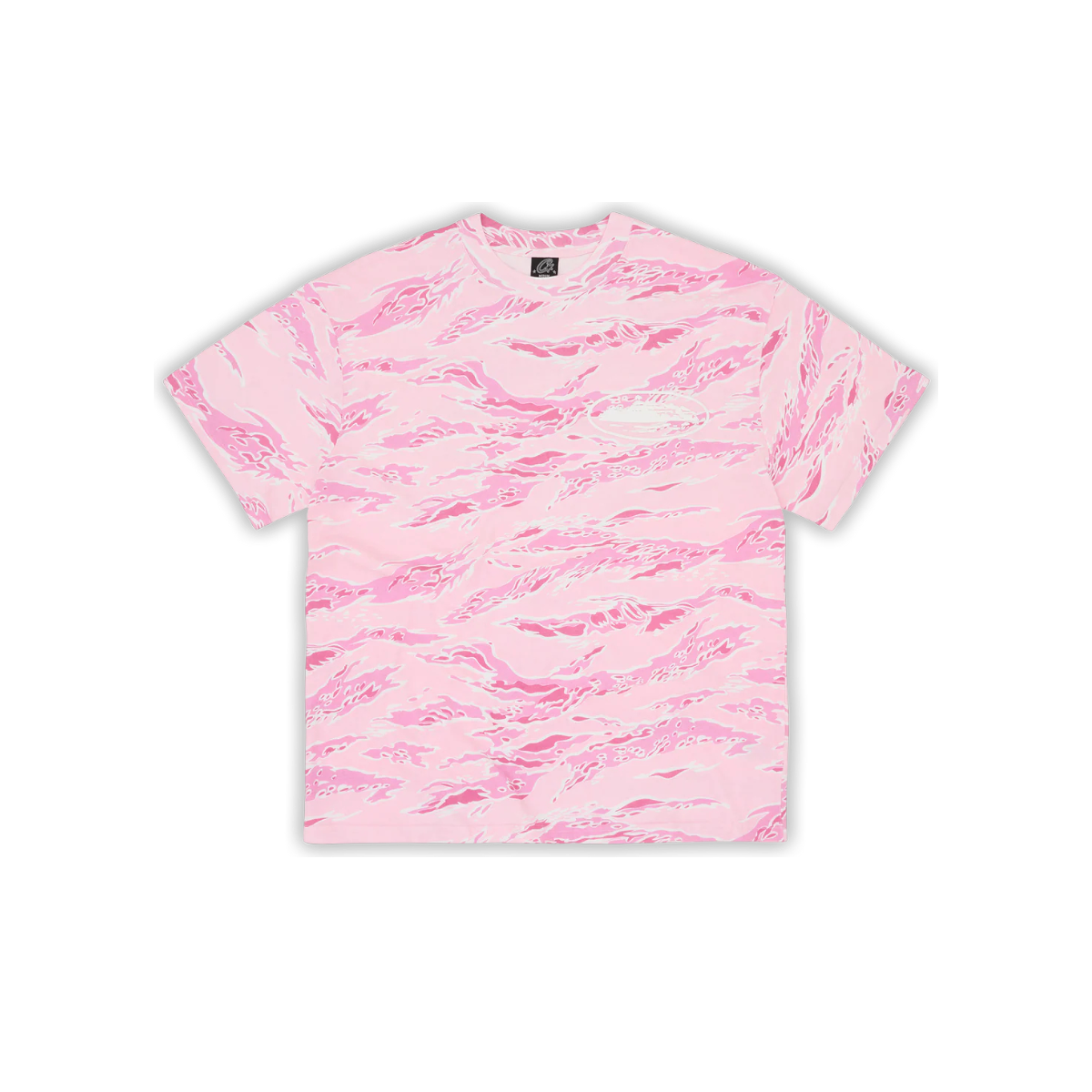 Polera Corteiz Island Puff Print (Pink Camo)