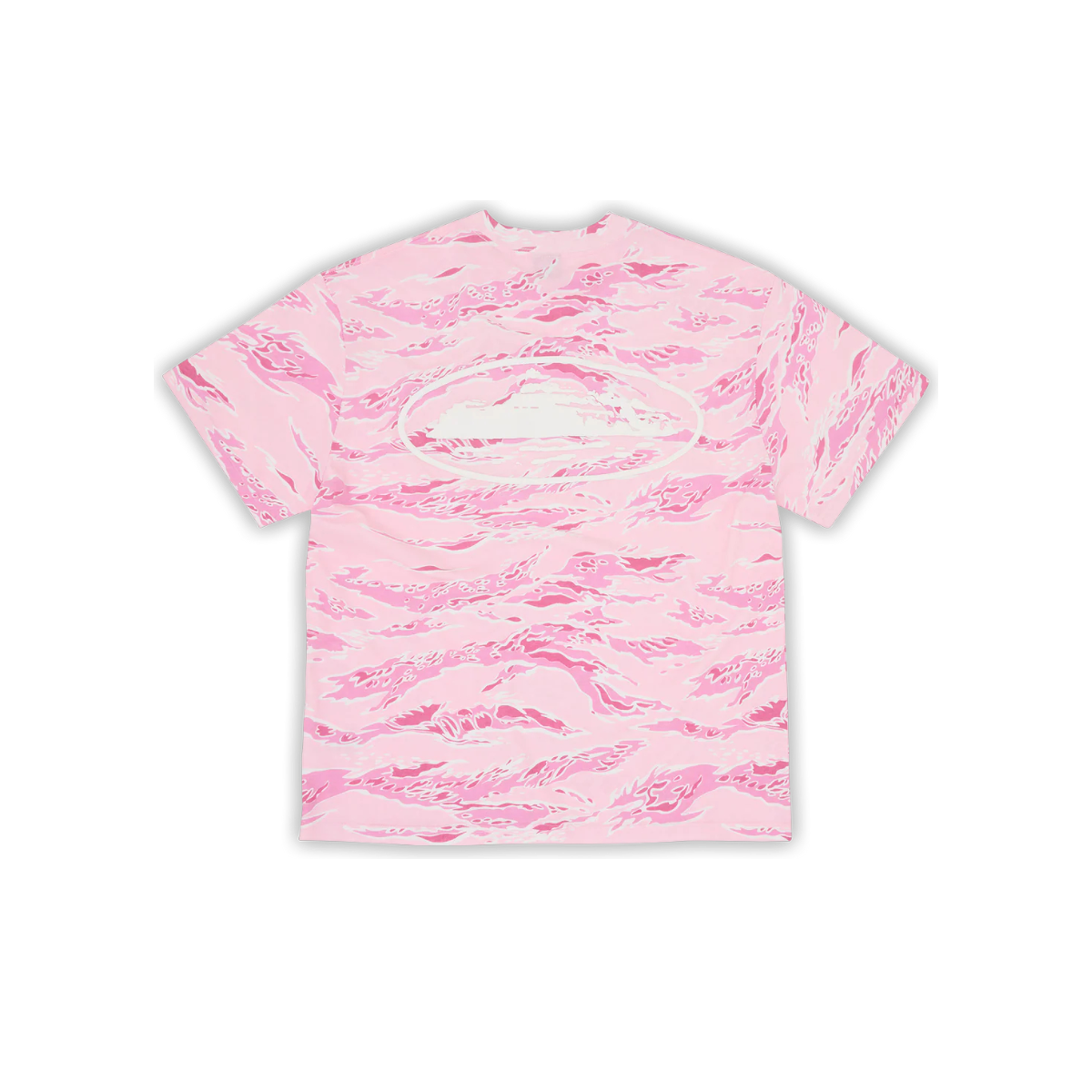 Polera Corteiz Island Puff Print (Pink Camo)