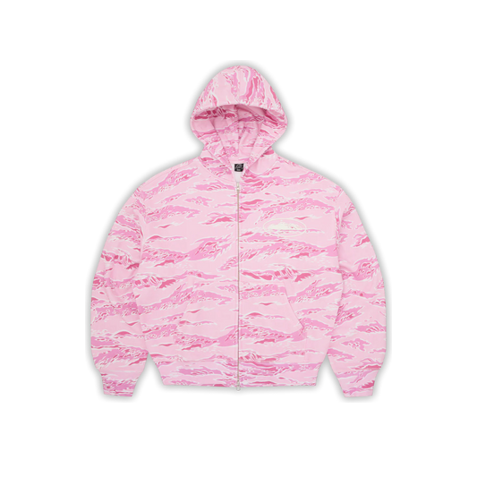 Poleron Corteiz Island Puff Print (Pink Camo)