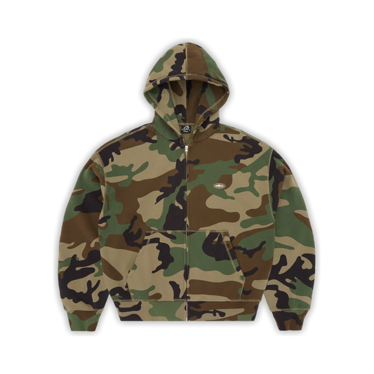 Poleron Corteiz Mini Island Zip (Woodland Camo)