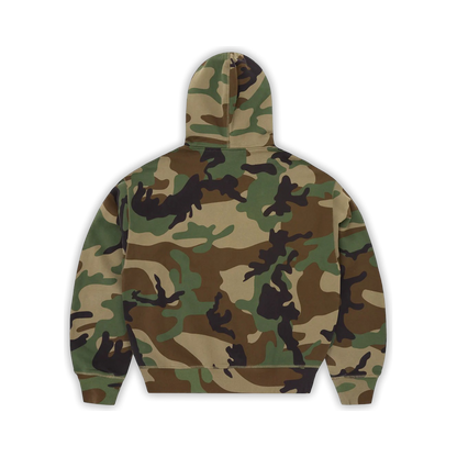 Poleron Corteiz Mini Island Zip (Woodland Camo)