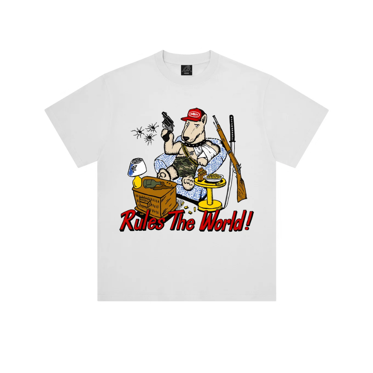 Polera Corteiz Last Stand (White)