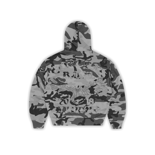 Poleron Corteiz Diplomatic Zip (Washed Camo)