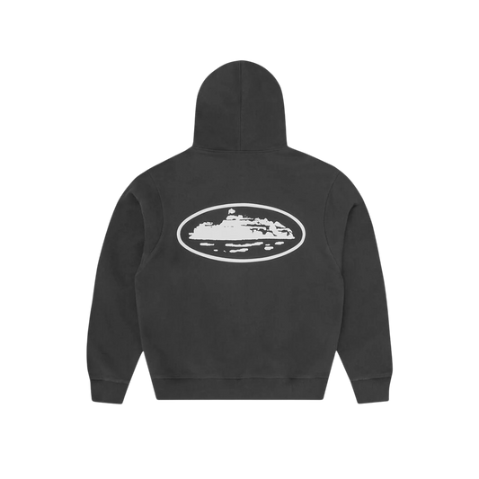 Poleron Corteiz Island Puff Print (Black)