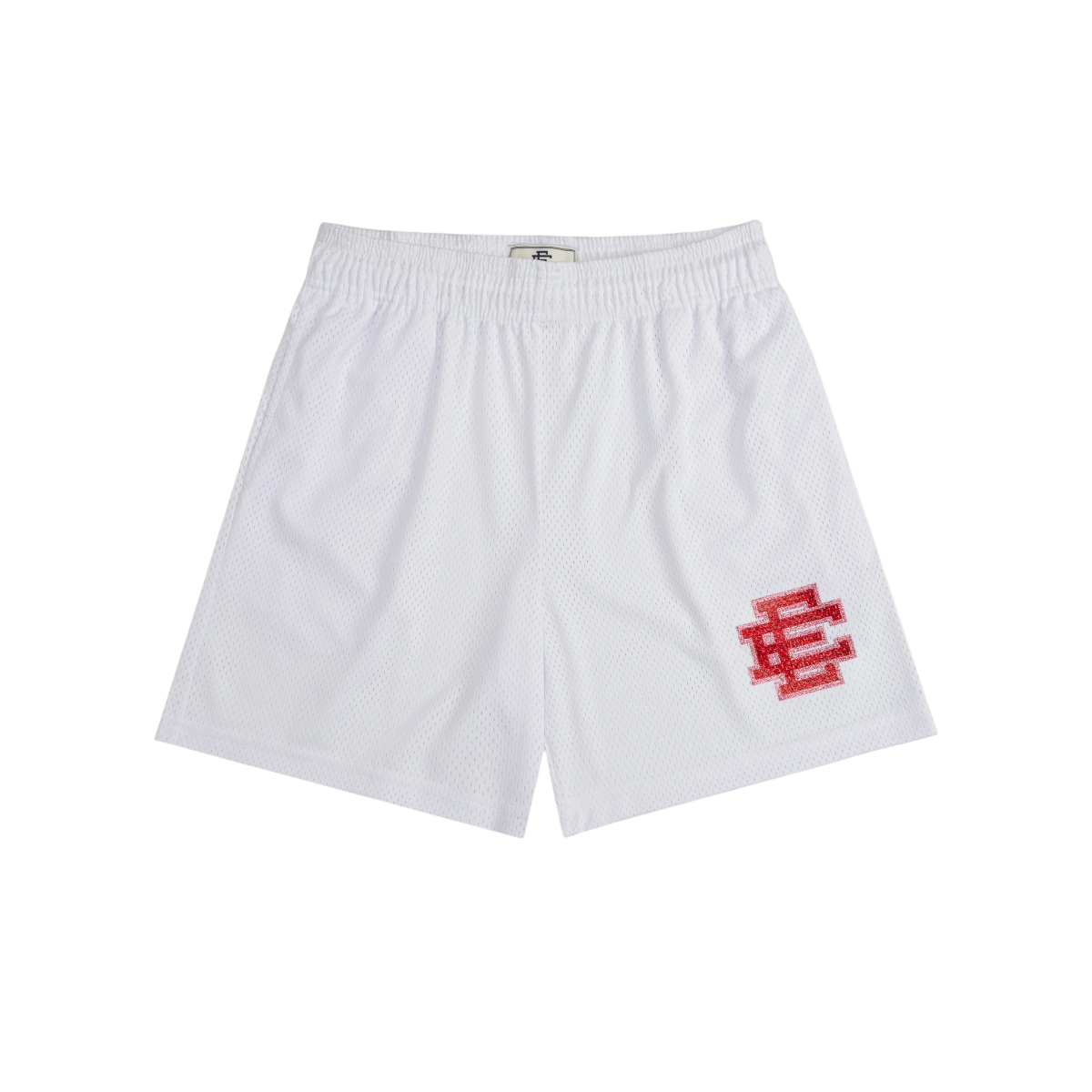 Short Eric Emanuel Valentines Bright (White/Red Glitter)