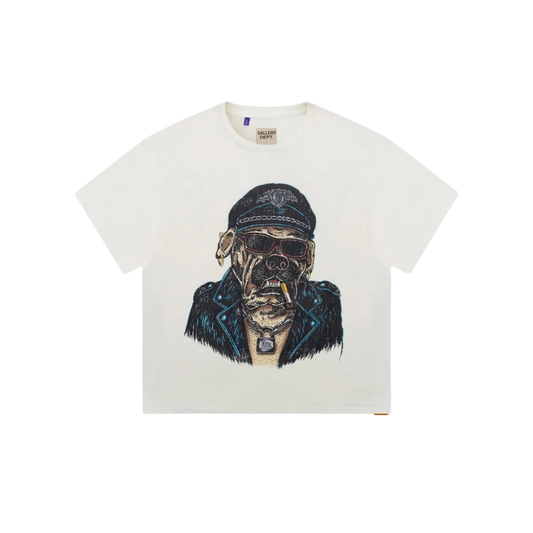 Polera Gallery Dept Biker Dog