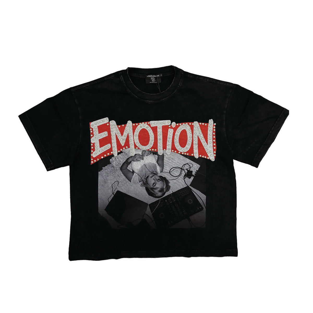 Polera Mixed Emotion Black Tunes