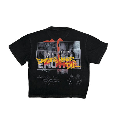 Polera Mixed Emotion Black Tunes