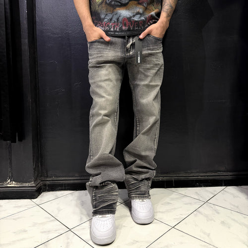 Jeans Slim Flared Raw Chaos
