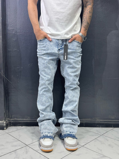 Skinny Flared Cornell Jeans (Blue)