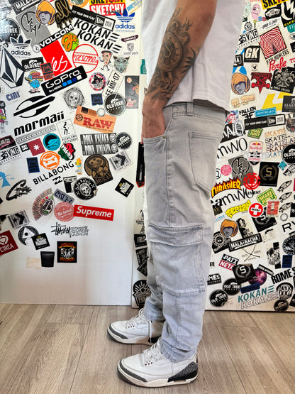 Classic Slim Jeans (Gris)