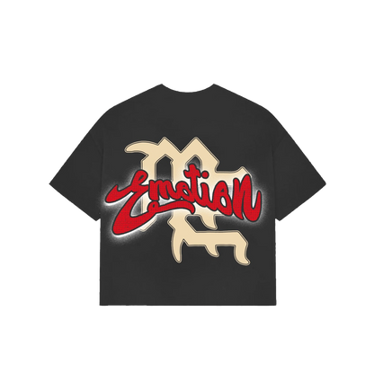 Polera Mixed Emotions Grey "Rhinestone" Boxy