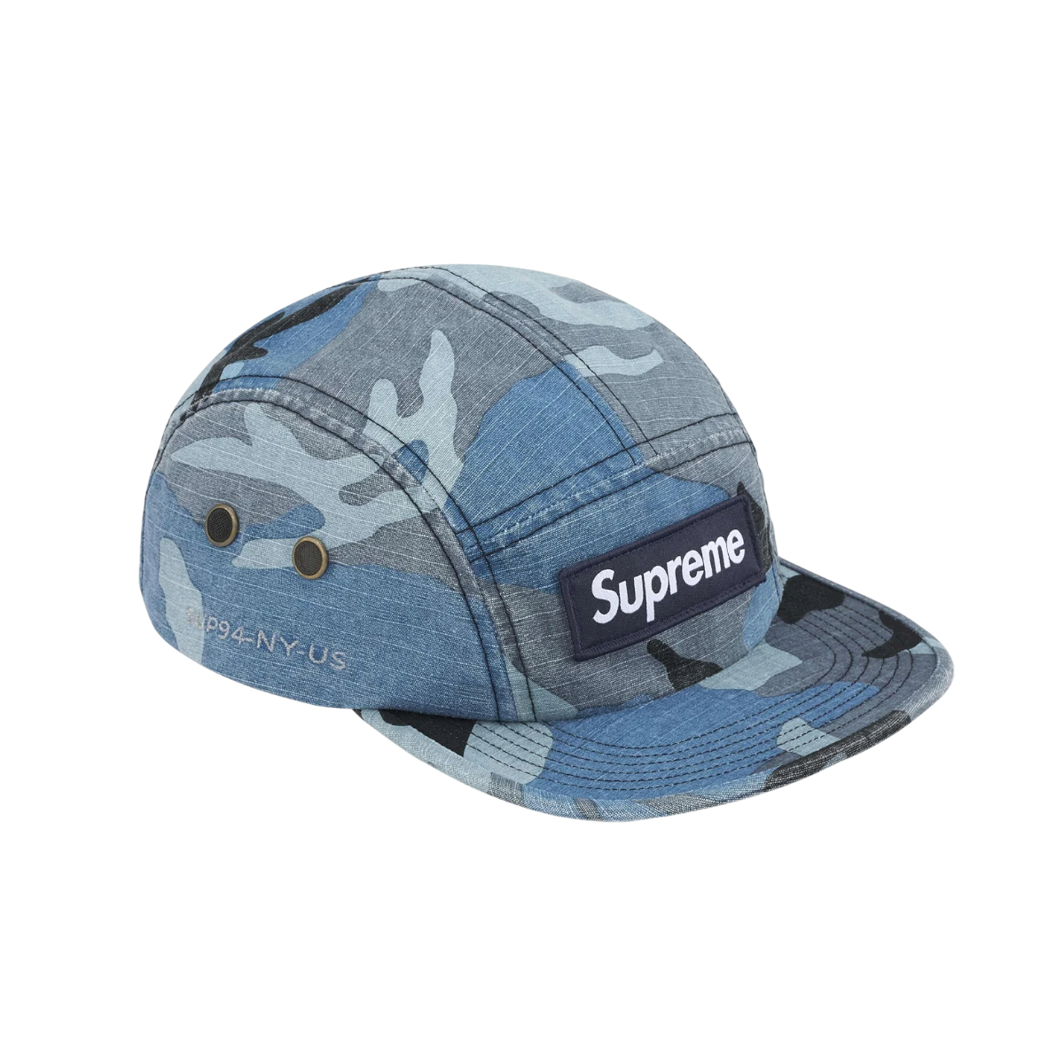 Gorra Supreme Military Camp FW25 (Blue camo)