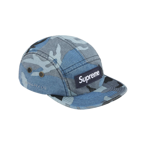Gorra Supreme Military Camp FW25 (Blue camo)